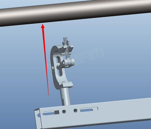 通明LED屏顶部固定装置