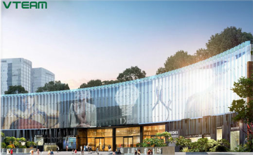 威特姆光电 弧形LED通明屏曲面